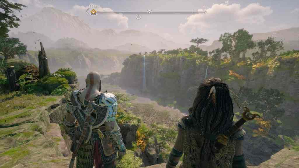god of war ragnarok- - kratos et Freya