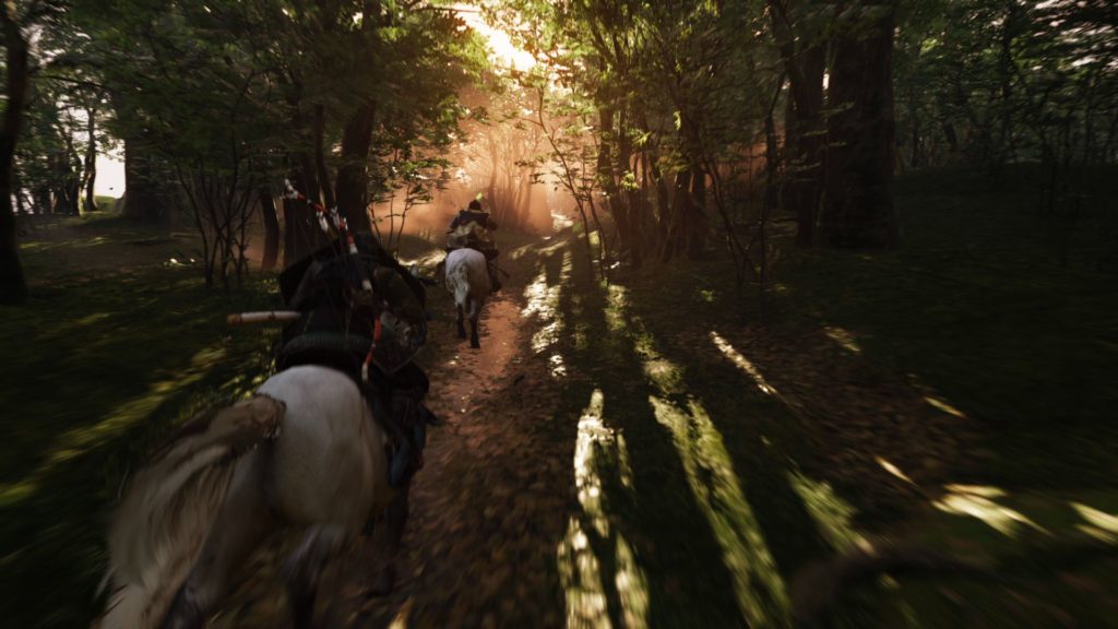 Ghost of Tsushima screenshot test
